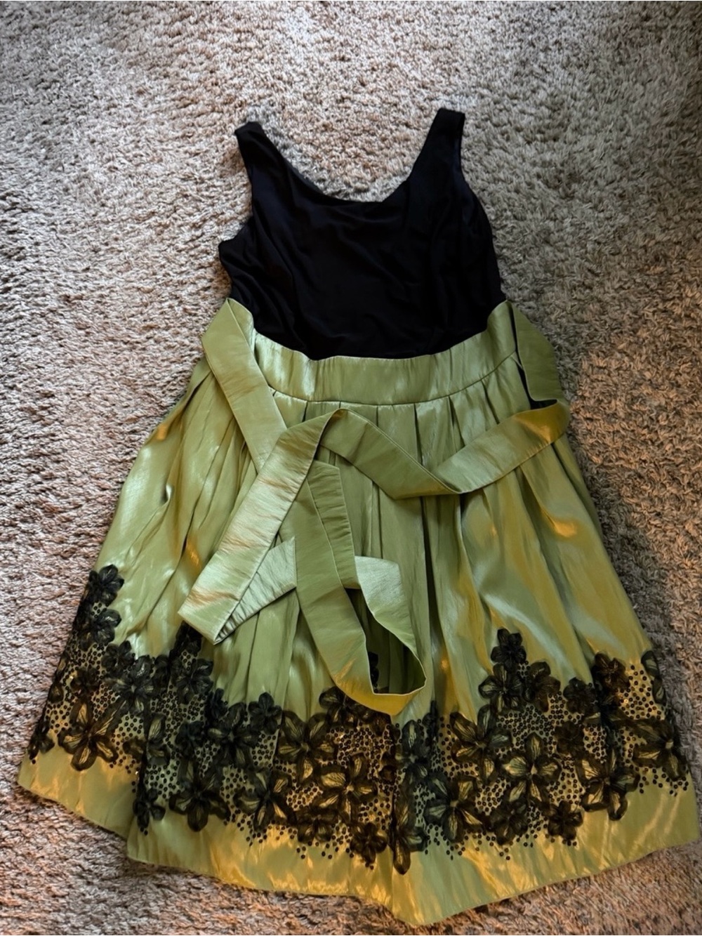 Evening Dress with Lace Detail
